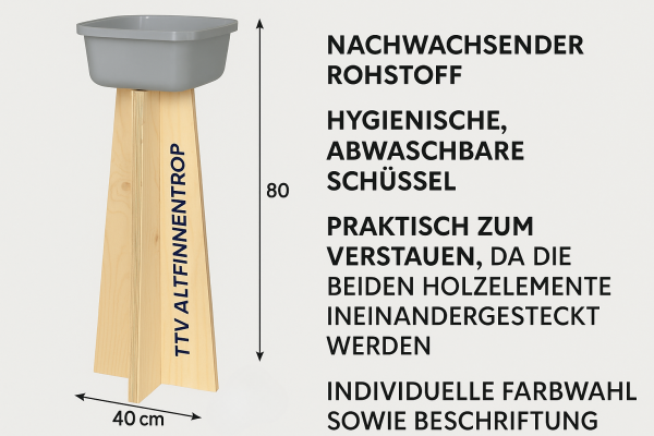 Handtuchhalter für Tischtennis